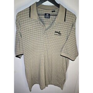 Pebble Beach | Mens Golf Mercerized Lg Gray Short Sleeve Polo With Pebble Beach
